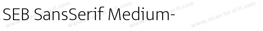 SEB SansSerif Medium字体转换